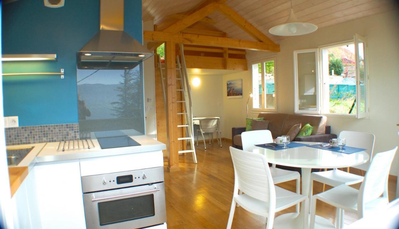 Le Cottage De Veyrier, Tres Jolie Vue Lac - Lla Selections By Location Lac Annecy Bagian luar foto